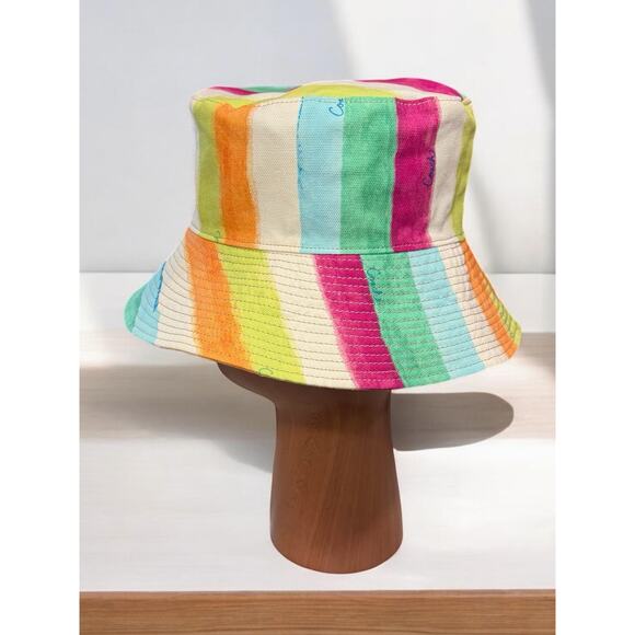 Y2K Coach Hamptons Watercolor Striped Sunhat Size P/S main image 6